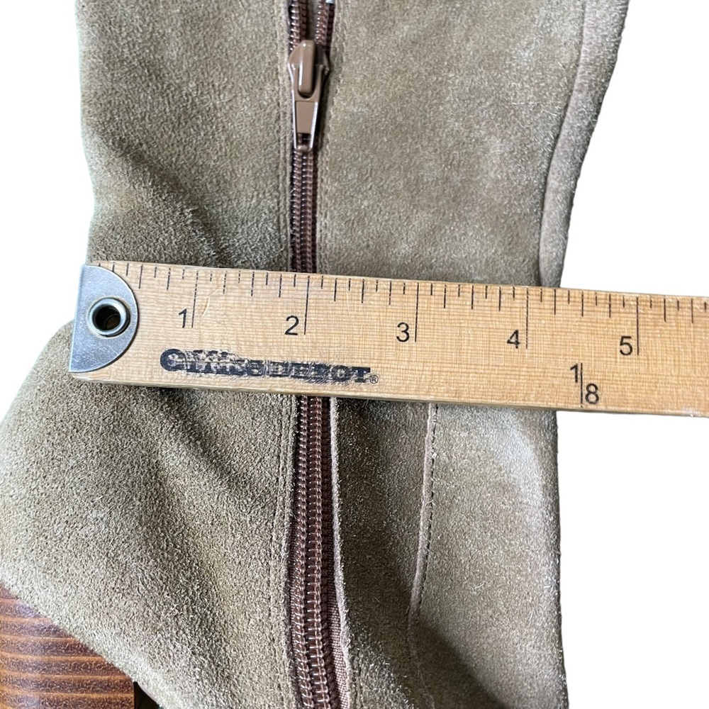Cynthia Rowley DLUXE tan suede boots size 6.5M - Picture 9 of 12